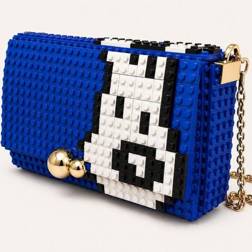 Bolso azul Milú Bag and Block [2]