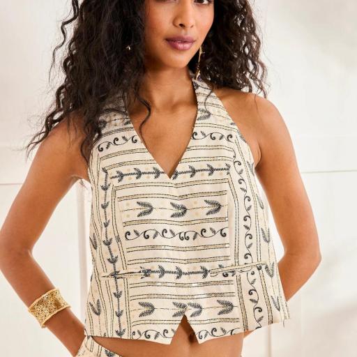 Top halter lentejuelas Nud NKN [2]