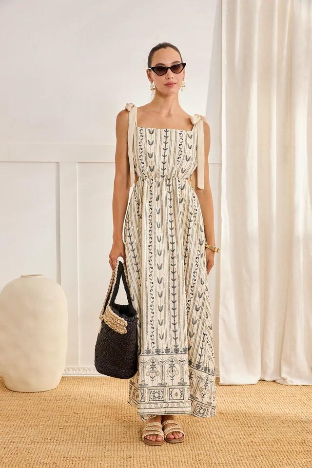 Vestido largo lentejuelas Nud NKN