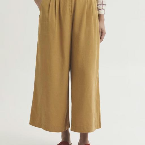 Falda pantalón mostaza nice things [0]