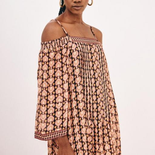Vestido estampado geométrico [1]