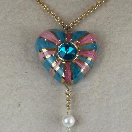 Collar colgante corazón de Truhanas