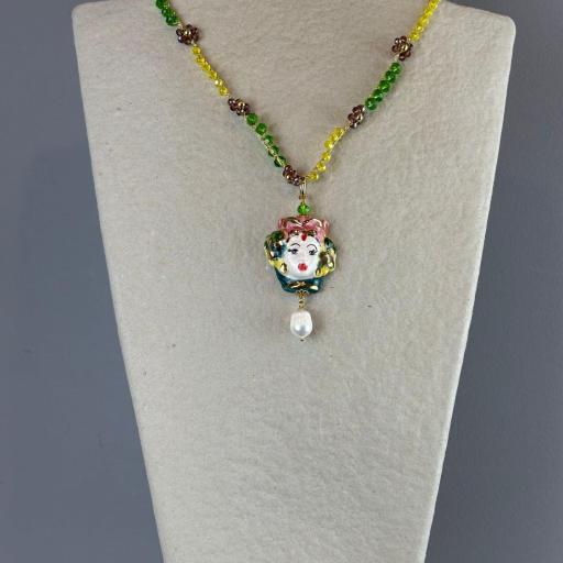 Collar Reina Fiori corto, Truhanas [1]