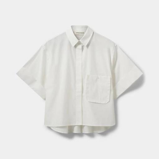 Camisa blanca manga corta Sofie Schnoor