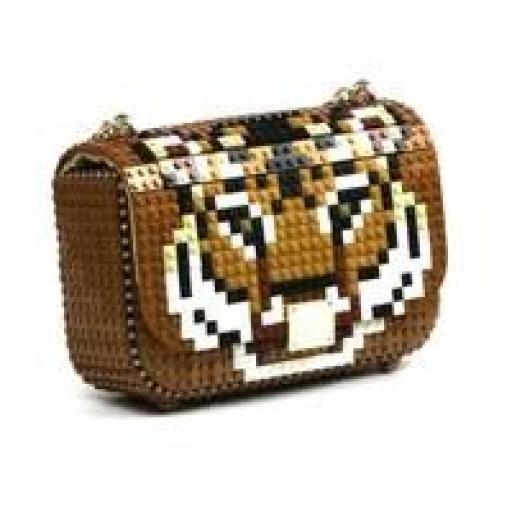 Bolso bronce tigre bag and block [0]