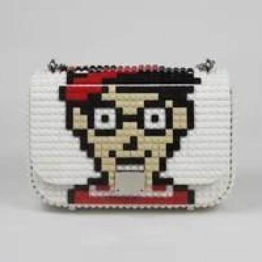 Bolso blanco Bag and block [1]