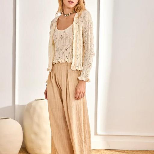 Pantalón raya diplomática camel NKN [1]