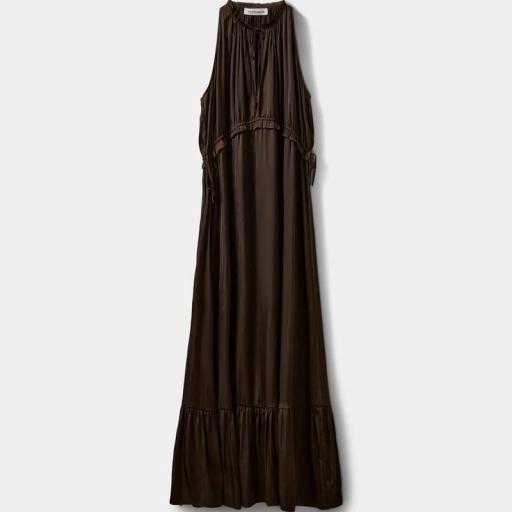 Vestido largo con cuello halter Sofie Schnoor