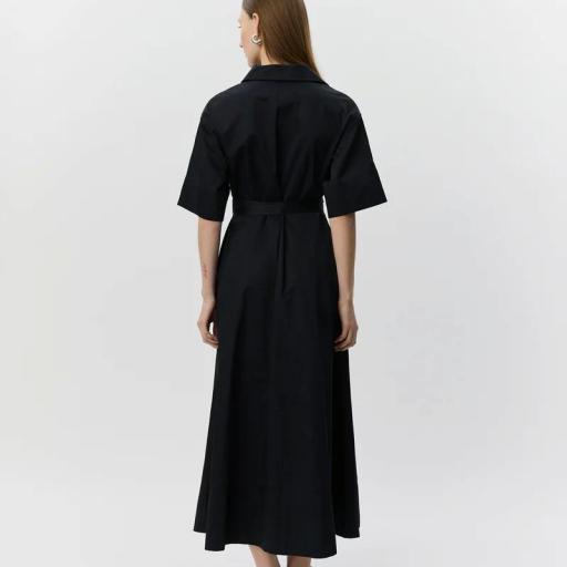 Vestido largo manga corta negro Sofie Schnoor [3]