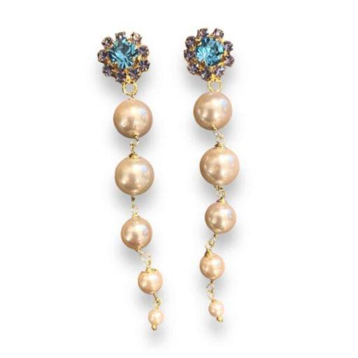 Pendientes cascada perlas Truhanas