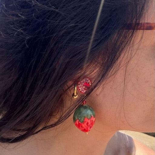 Pendientes Fresa Truhanas [1]