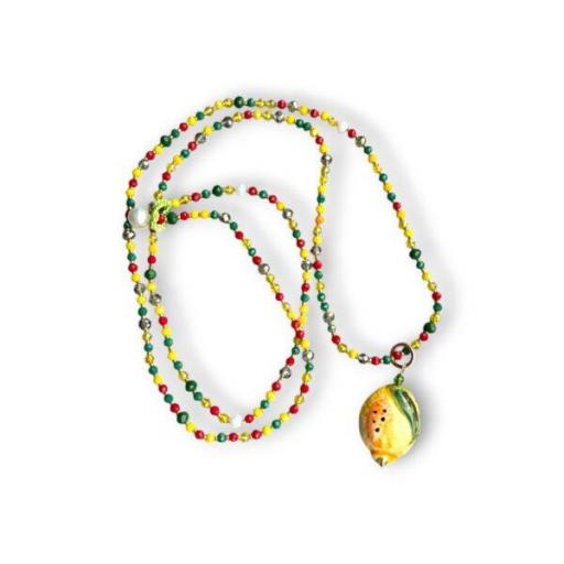 Collar limón largo colores Truhanas