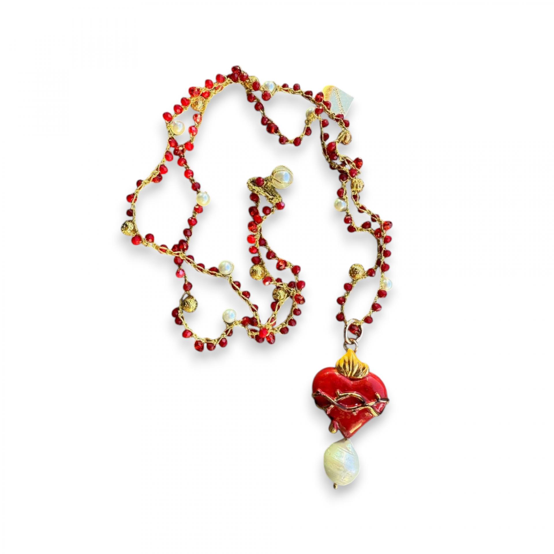 Collar cuore sacro Truhanas