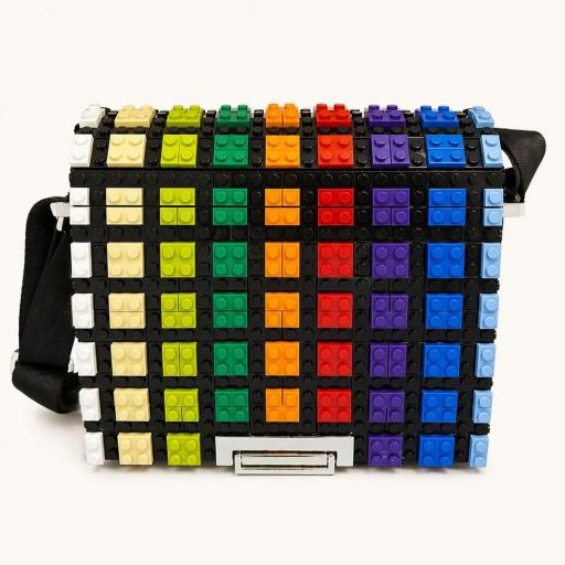 Bolso cuadrado negro Bag and Block