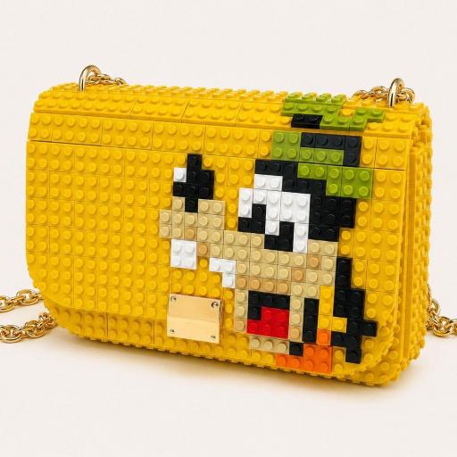 Bolso amarillo Goofy Black and Block