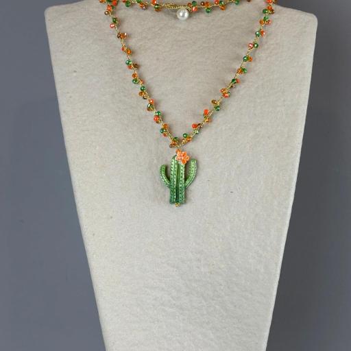 Collar Cactus con flor, Truhanas