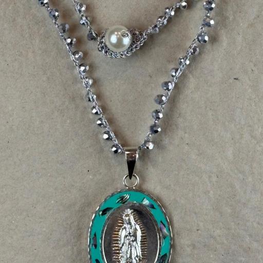 Collar Medalla azul, Truhanas [1]