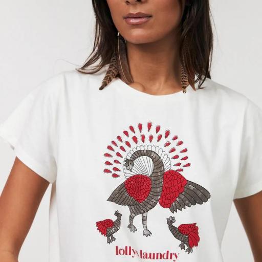 Camiseta RomaLL Pavo Real