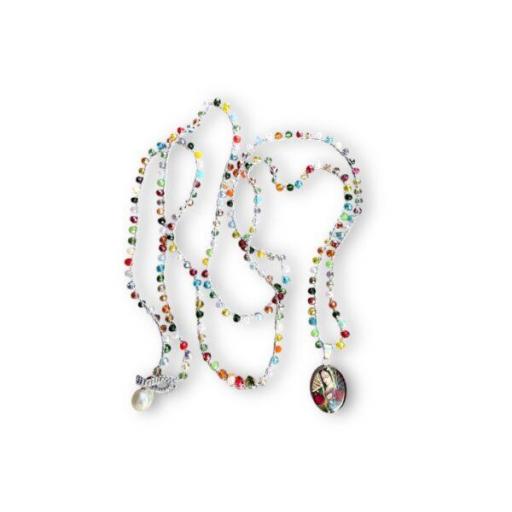 Collar Guadalupe flores secas, Truhanas [2]