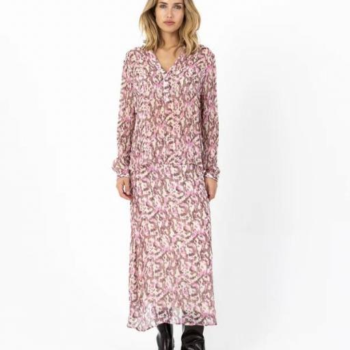 Falda midi estampada Coste Copenhagen