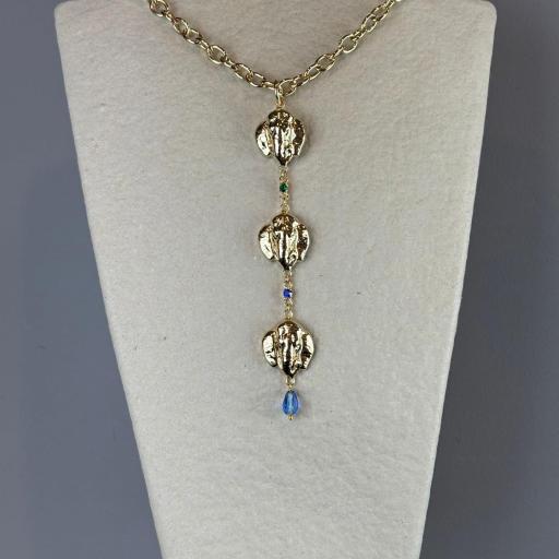 Collar de cadena dorada elefantes de Truhanas [3]