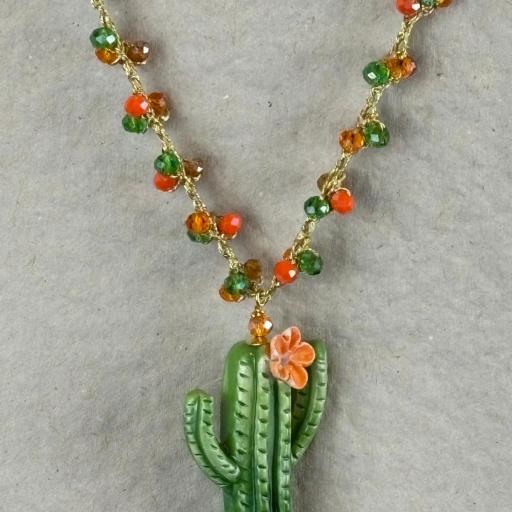 Collar Cactus con flor, Truhanas [3]