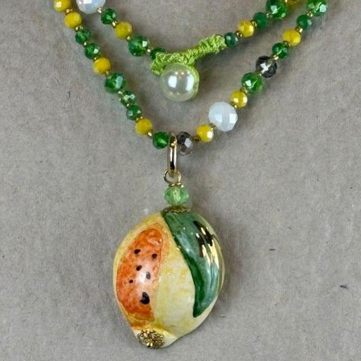 Collar Limón largo, Truhanas [1]