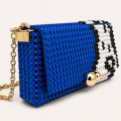 Bolso azul Milú Bag and Block [1]