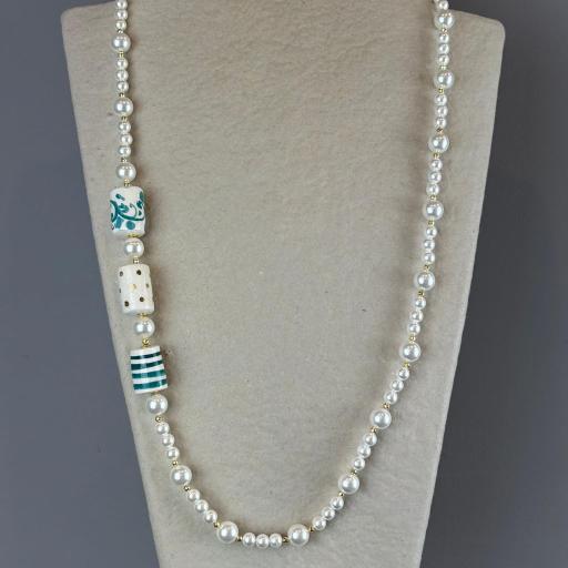 Collar perlas Truhanas