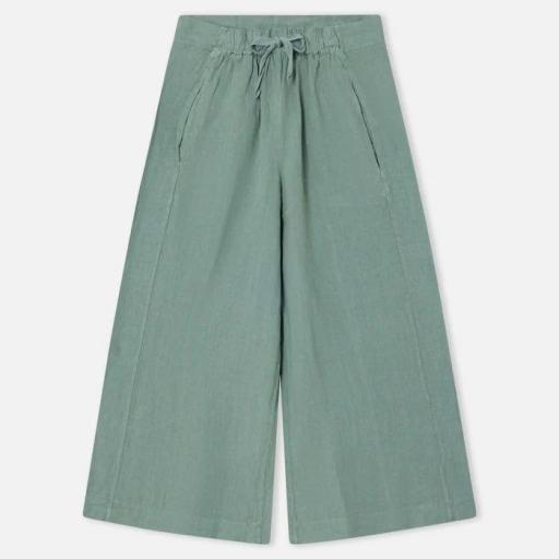 Pantalón bomba lino verde Dr Bloom