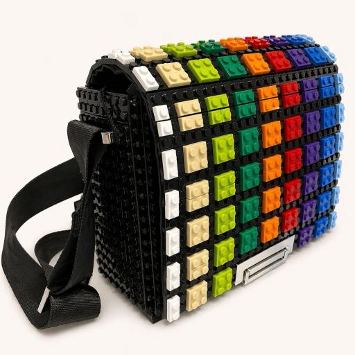 Bolso cuadrado negro Bag and Block [2]