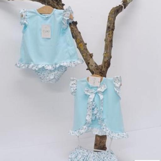 Conjunto Flores Pastel