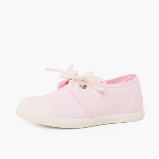 Zapatilla casual lona con puntera goma [1]