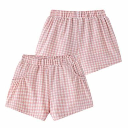 Short Cuadro Vichy Rosa