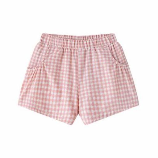 Short Cuadro Vichy Rosa [1]