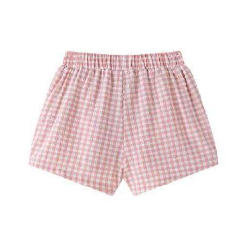Short Cuadro Vichy Rosa [2]