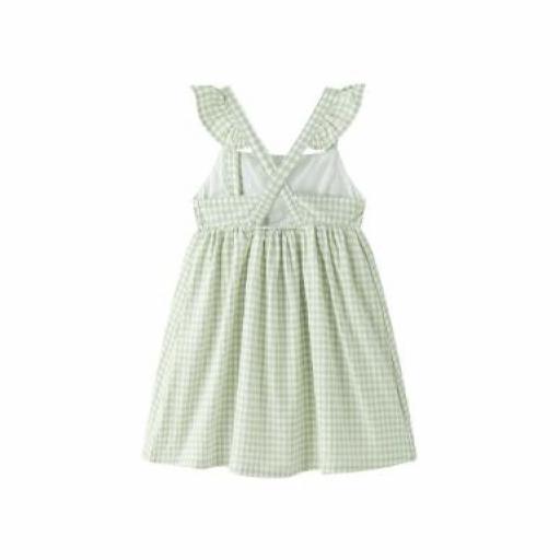 Vestido Cuadro Vichy Verde [1]