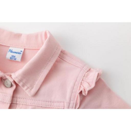 Chaqueta Vaquera Rosa [3]