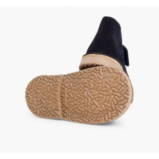 Pisacacas Niños Botas Safari tira adherente AZUL MARINO [2]