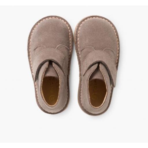 Pisacacas Niños Botas Safari tira adherente GRIS [4]