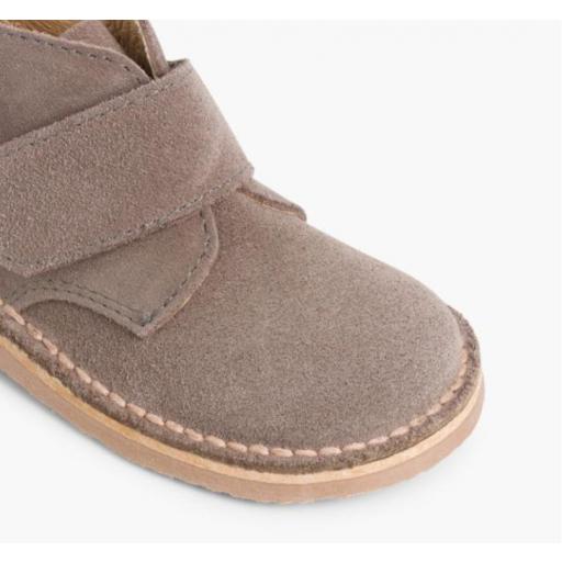 Pisacacas Niños Botas Safari tira adherente GRIS [5]