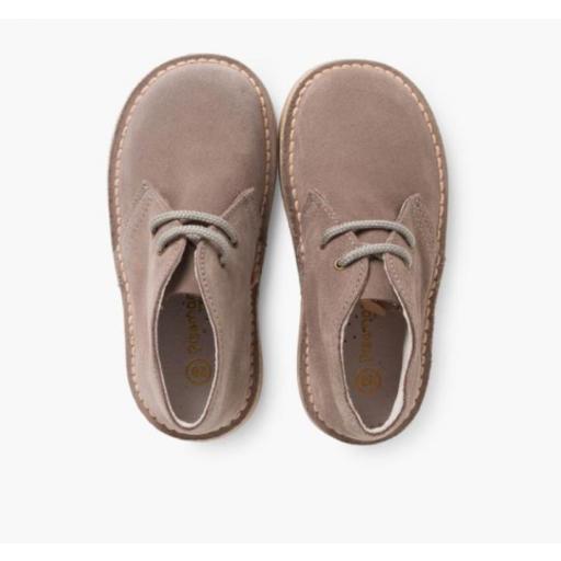 Pisacacas Niños Botas Safari Cordones GRIS [4]