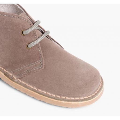 Pisacacas Niños Botas Safari Cordones GRIS [5]