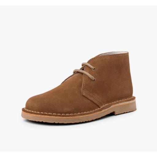 Pisacacas Niños Botas Safari Cordones TOPO [1]