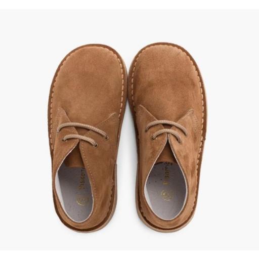 Pisacacas Niños Botas Safari Cordones TOPO [4]