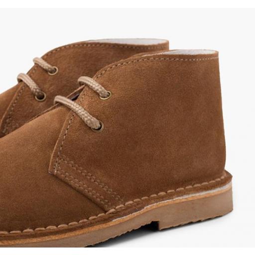 Pisacacas Niños Botas Safari Cordones TOPO [5]