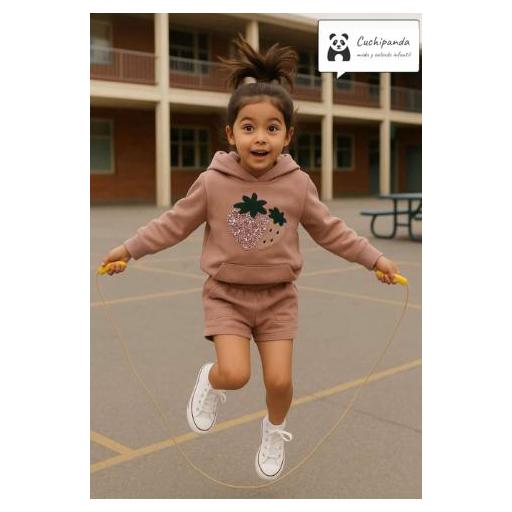 CONJUNTO SHORT FELPA