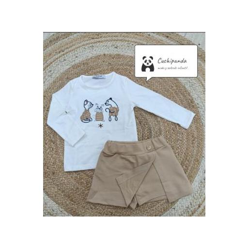 CONJUNTO FALDA PANTALON GATITOS [1]