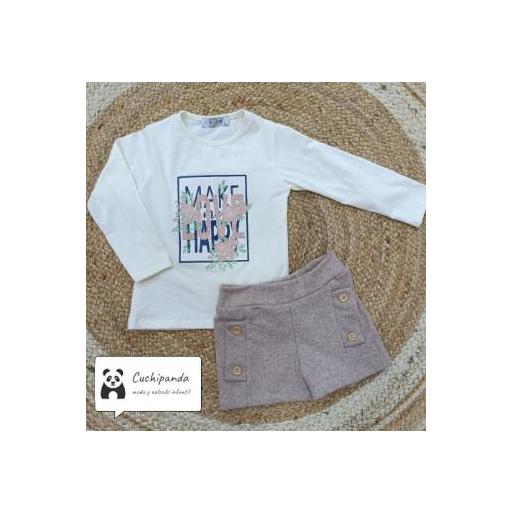 CONJUNTO SHORT BOTONES