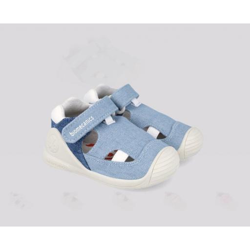 Sandalias infantiles Biomecanics jeans